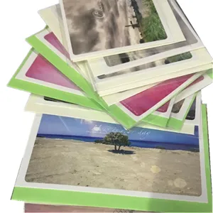 Kreative gefaltete Grußkarten mit Umschlägen, Landschafts-Fotodesign, Großhandel-Geschenkkarten.