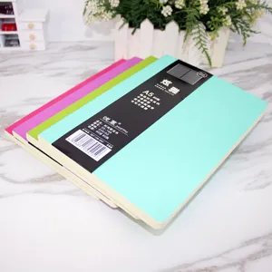 Minimalist A5 softcover notebook, colorful journaling stationery for daily office and school notes.