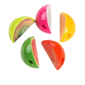 Leuke vorm van fruit puntenslijper creatieve mini kantoorartikelen voor schoolkinderen