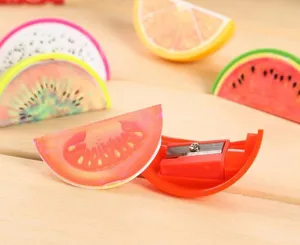 Leuke fruitvorm mini puntenslijper draagbare kantoorartikelen voor studenten school