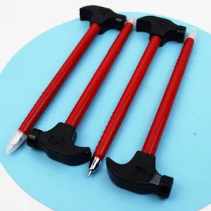 Novelty hammer shaped ballpoint pen creative tool design student gift and wholesale item