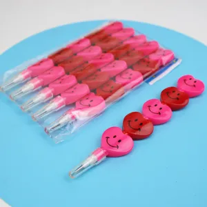 Matite impilabili smiley cuore creative, simpatici articoli cancelleria non appuntiti.