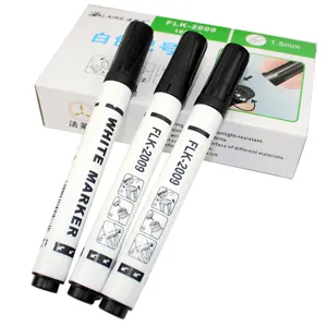 Rotulador de aceite blanco impermeable de secado rápido punta gruesa de 1.5mm para marcar