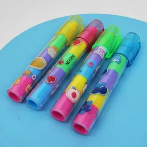Cute 5-color stacking block eraser creative cartoon student stationery writing supply tool