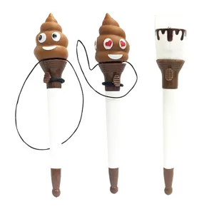 Αστείο στυλό emoji κακάκι καινοτομία χαριτωμένο αντιστρές δώρο αστείο γραφική ύλη.