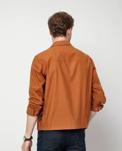 Heren casual effen kleur revers jas lente herfst bovenkleding stijlvol comfortabel mode hip.