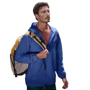 Men's Hooded Sun Protection Jacket Spring Summer Casual Sportswear Lightweight Outdoor Coat