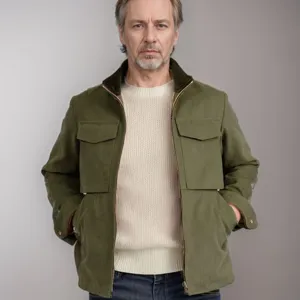 Chaqueta de trabajo casual para hombre con solapa color liso abrigo moda primavera