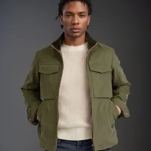 Chaqueta casual de trabajo con solapa para hombre abrigo liso de moda elegante chic