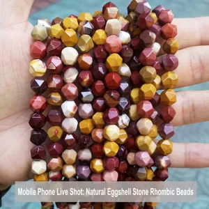 Natuurlijke gefacetteerde diamantkralen van jaspis voor handgemaakte DIY-sieraden