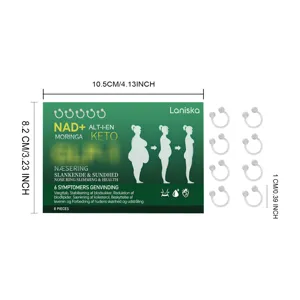 Laniska GLP-1 body care nose ring, comfortable lightweight design for daily elegant wear.
