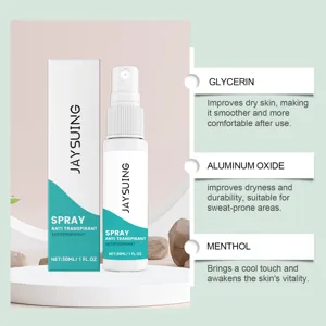 Spray φροντίδας σώματος Jaysuing 30ml ενυδατικό δροσερό αντιιδρωτικό spray.