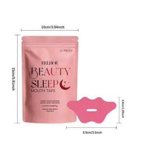 EELHOE beauty sleep mouth tape with aloe and vitamin E 12 pieces dimensions shown