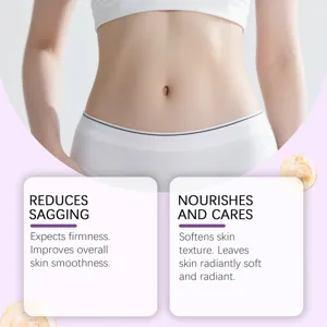 Body nourishing patch for smooth and firm skin care detail shot showcasing skin texture.