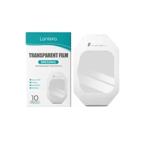 LANISKA apósito de película transparente, cuidado de heridas impermeable, 10 piezas.