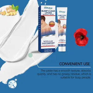 Crème South Moon pour lipomes avec texture lisse non grasse et détails de l'emballage