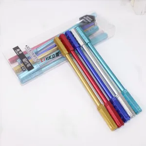 Multifunctional magnetic metal pen set, creative stress relief gel pens with gift box.