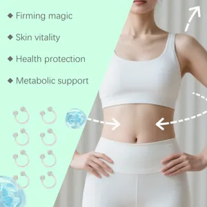 GLP-1 body care nose ring transparent horseshoe piercing daily wear lightweight comfort chic