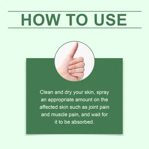 How to use joint care spray instructions for effective muscle and joint pain relief care.
