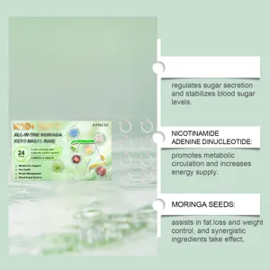 Set di anello nasale keto con ingredienti naturali, design a ferro di cavallo per cura quotidiana.