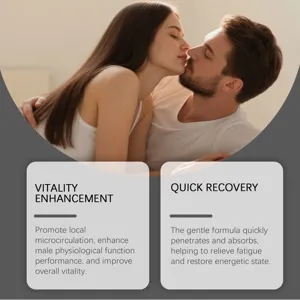 Vitality enhancement male massage oil for quick recovery and local circulation