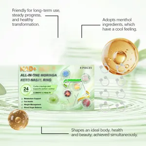 Anello nasale vegetale al moringa keto per la cura del corpo con formula botanica delicata.