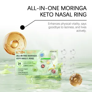 Anello nasale cheto Moringa set per la cura della salute 8 pezzi gestione peso.