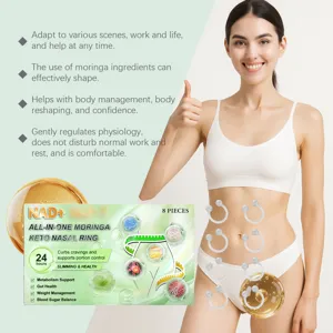 Set di 8 anelli nasali Moringa Keto per la cura del corpo e il benessere quotidiano.