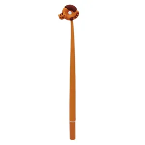 Joli stylo gel donut en caoutchouc souple dessin animé papeterie décompression cadeau