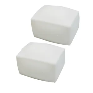 White tofu squeeze sensory toy decompression stress relief block fidget toy 2pcs set
