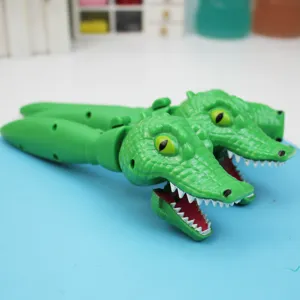 Kreativer Krokodil Kugelschreiber Süßer Dinosaurier Großer Mund Druckdesign Kunststoff Druckmechanismus Neuheit Stift Für Schule Studenten Schreibwaren Büro Geschenk