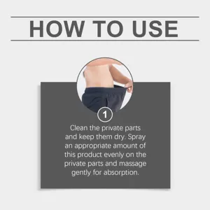 Instructions étape par étape pour l'utilisation du spray de soin corporel North Moon