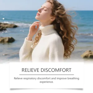 Lifestyle scènedetail dat zorgt voor een comfortabele en ontspannen ademervaring.