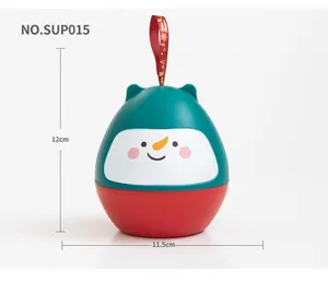 Dimensions détaillées montrant la hauteur et largeur de cette boîte cadeau bonhomme de neige