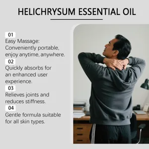 Helichrysum ätherisches Öl zur Linderung von Gelenkschmerzen und Muskelsteifheit