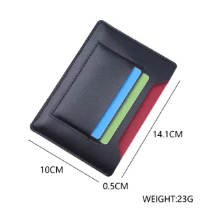 Ultra-thin slim passport holder measuring 14.1cm by 10cm and weighing only 23g.