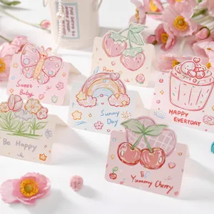 Collection de cartes de vœux griffonnées avec d'adorables illustrations d'animaux