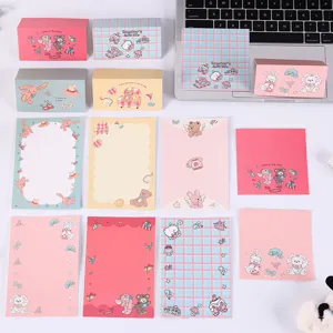 Detailed view of cute animal themed backing cards for gift packaging.