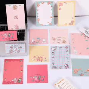 Collection of cute animal backing cards for gift packaging and stationery display.