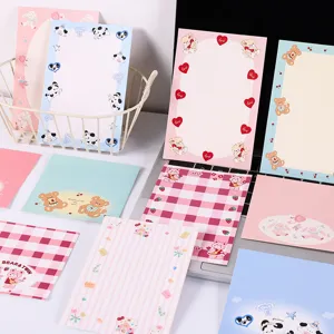 Detailed view of various cute animal-themed paper card headers and back cards for gift wrapping.