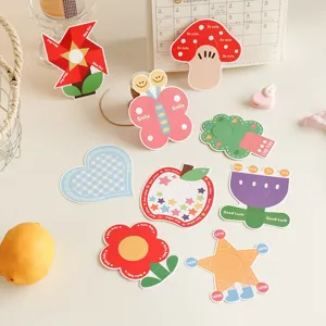 Various colorful cartoon paper lollipop cardstock tags with inspirational greetings