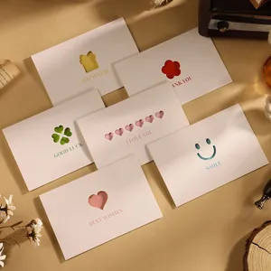 Minimalistische Ausgeschnittene Grußkarten Für Valentinstag Geburtstag Geschenkkarte Europäischer Stil Dankeskarten Für Blumenladen