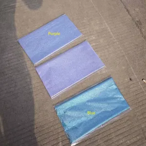Set van drie waterdichte holografische aluminiumfolie tafelkleden voor feesten