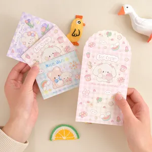 Lindas tarjetas de felicitación DIY de 3 pliegues con hermosos patrones de pasteles