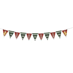 Amerikaanse voetbal thema driehoekige slingers voor sportieve verjaardagsfeest decoratie