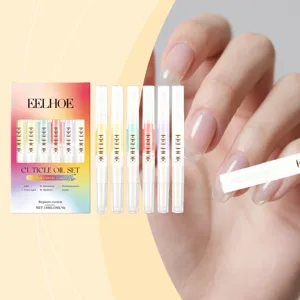 EELHOE Cuticle Oil Pen Set Multicolor Nourishing Nail Revitalizer Oil For Repairing Strengthening Moisturizing Cuticle Treatment
