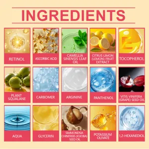 Comprehensive list of nourishing ingredients for professional nail care treatment solution