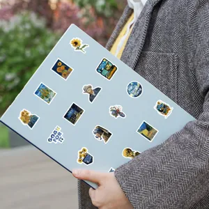 Vincent van Gogh art stickers aesthetic laptop journal waterproof decal decorative craft pack