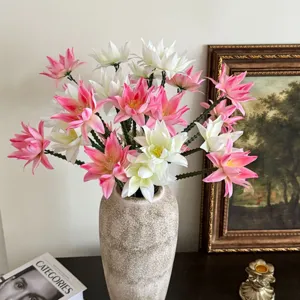 Hoge Kwaliteit Kunstmatige Christusdoorn Cactusbloem Zijden Stof Realistische Textuur Bloemtak Voor Thuis Bruiloft Feest Tafeldecoratie