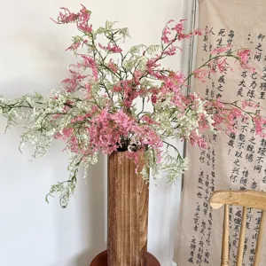 Tallos de Flores de Statice Artificiales de Alta Calidad Plantas de Espuma Plástica Realistas Para Decoración de Mesa de Sala de Estar de Casa Boda
